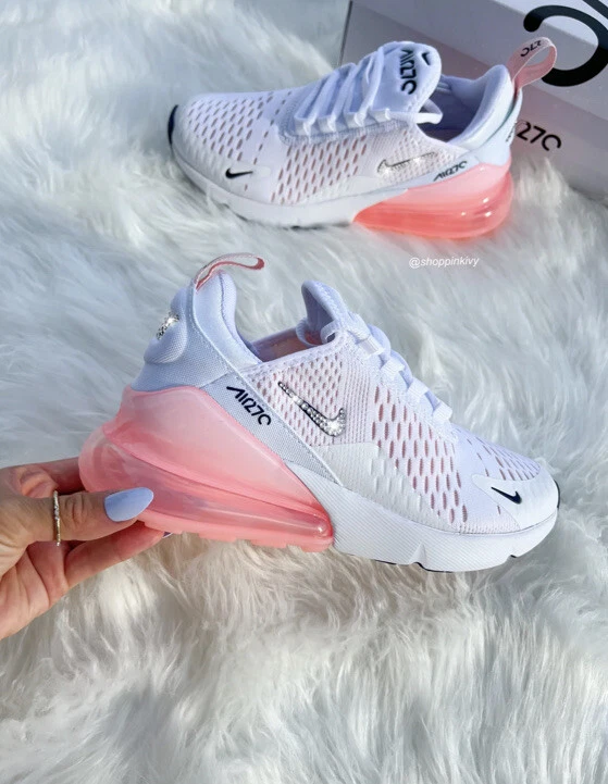 Womens Nike Air Max 270 With Swarvoski Crystals 