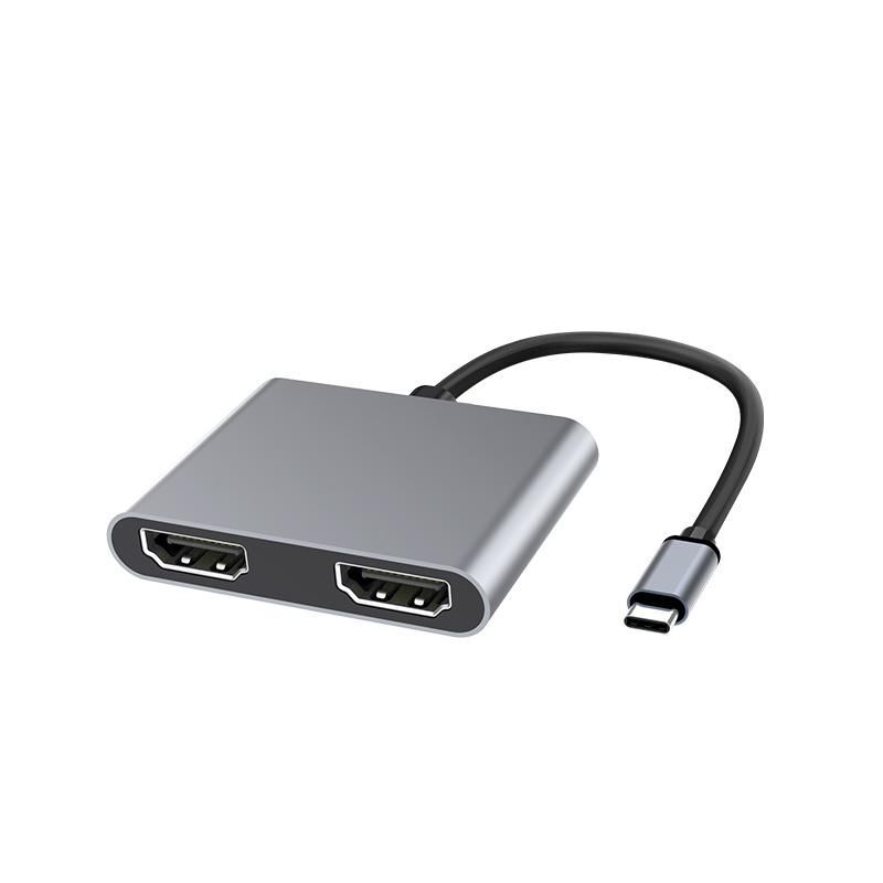 MicroConnect USB-C to HDMI X2 Female  splitter Multi-Monitor