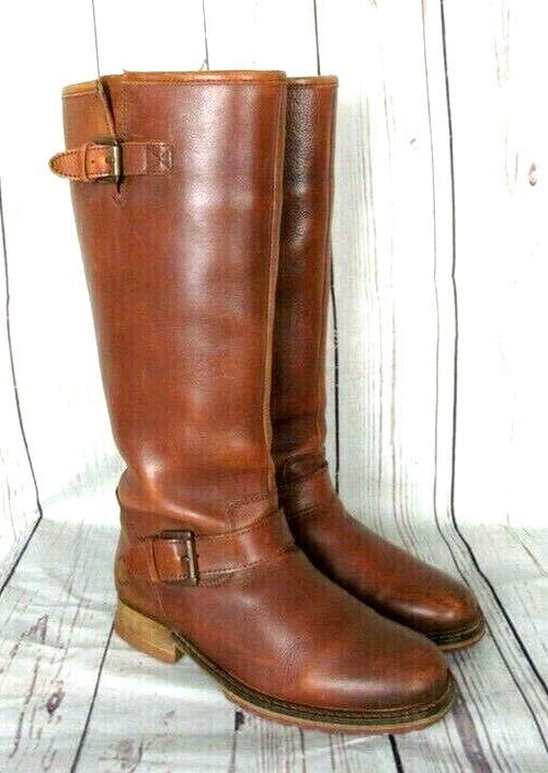 Braune Stiefel Boots GefÃ¼ttert Damen Biker Boots Stiefel Belmondo