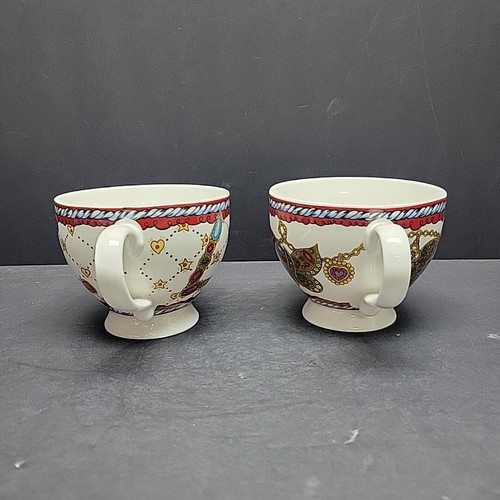 Brighton Set of 2 Large Tea/Coffee/Cocoa Cup Mug LOVE Holiday Jewel New In Box - Picture 4 of 17