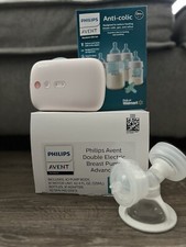 Philip Avent Double electric Pump and Philip avent anti-colic newborn set 0M