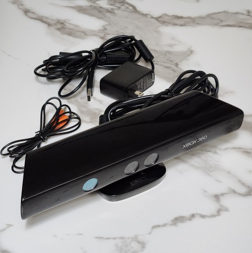 Microsoft Xbox 360 Kinect Black Sensor Bar Model #1414 TESTED - Picture 2 of 16