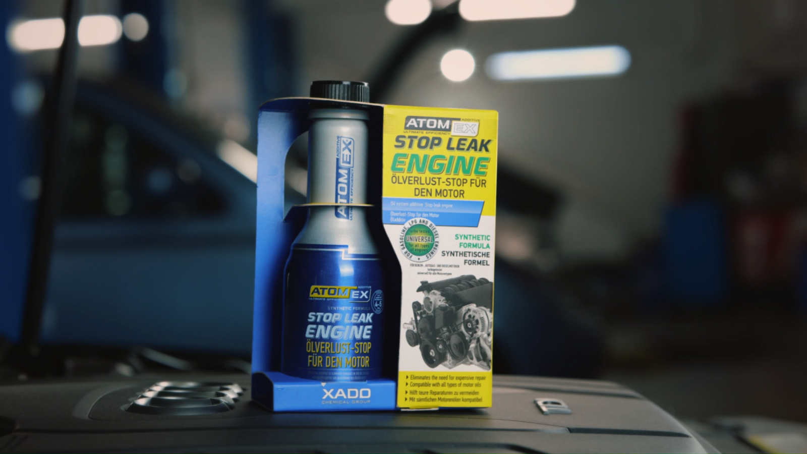 XADO AtomEx Petrol Diesel Engine Oil Additive STOP LEAK Treatment