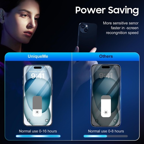 Protection d'écran en verre de confidentialité Easy Fit pour iPhone 11 13 14 15 16 Pro Max Plus X - Photo 11 sur 24