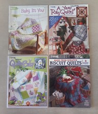 Lot Of 4 Leisure Arts Pattern Book Quilting S...