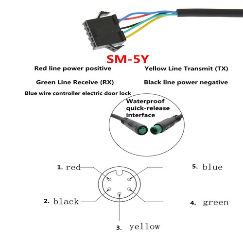 E-Bike LCD Display EN06 24V/36V/48V für Elektrofahrrad mit SM/WP Steckersets - Bild 13 von 16