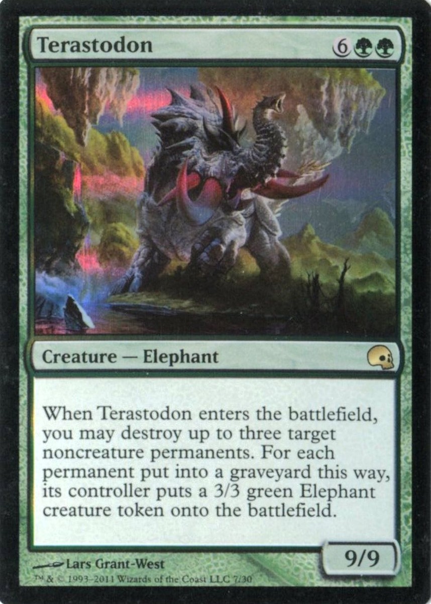 MTG - Premium Deck Graveborn - Terastodon - Foil - NM | eBay MTG - Premium Deck Graveborn - Terastodon - Foil - NM | eBay