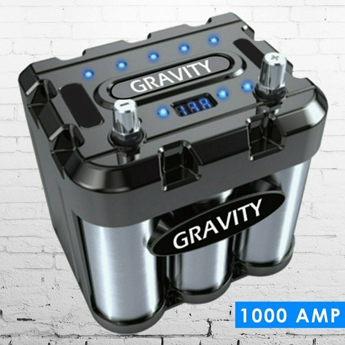 Gravity 1000A Car Audio Battery Stiffening Power Capacitor Mobile