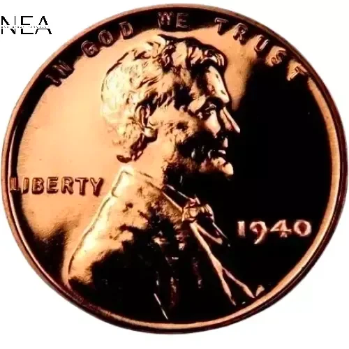 1940 Lincoln Wheat Penny Cent ~~ Gem Proof (red)