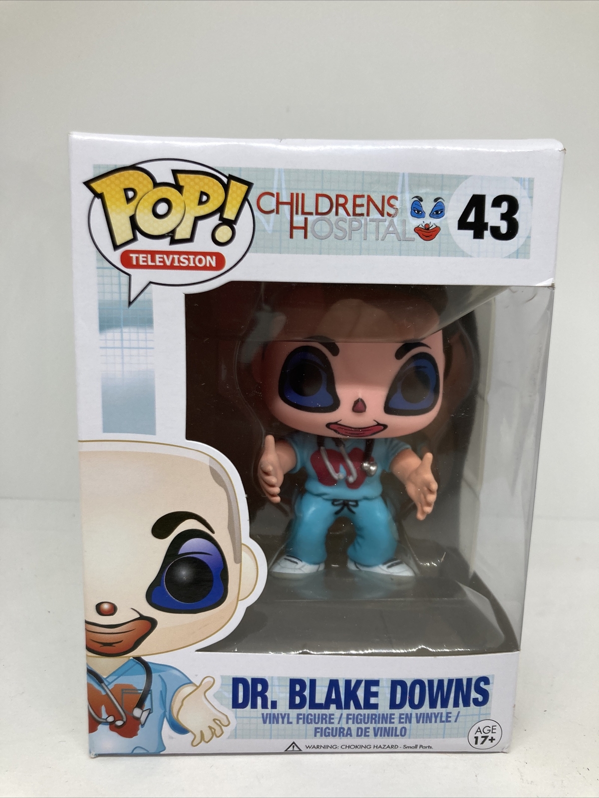 Funko Pop! Television Childrens Hospital Dr. Blake Downs 43 Vinyl Figure Vaulted