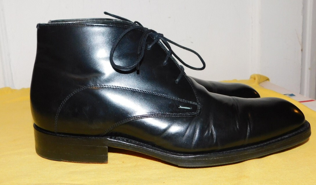 Paul Smith Black Leather Harness Ankle Boots- never been worn PAUL SMITH Size 9 Black Leather Biker Boots – Sui Generis  main image 4