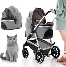 Pet Gear No-Zip Special Edition 3 Wheel Pet Stroller for Cats/Dogs