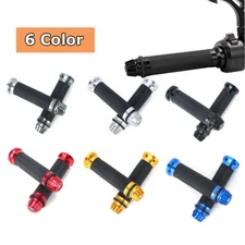 Motorcycle 7/8" 22mm Handle Bar Hand Grips Rubber Gel For Yamaha Honda Kawasaki