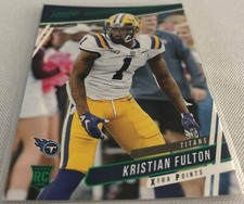 2020 Prestige Football Kristian Fulton Tennessee Titans Xtra Points Green RC