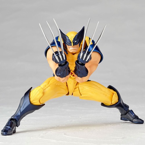 SHF Anime Xman Wolverine 6" Modello Kaiyodo Revoltech Incredibile Modellino Yamaguchi Giocattolo - Foto 4 di 14