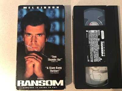 Ransom (VHS, 1997) Mel Gibson, Rene Russo, Gary Sinise