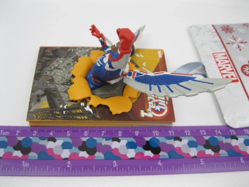 Sam Wilson Captain America Hallmark Sketchbook Ornament Christmas Marvel New - Picture 7 of 7