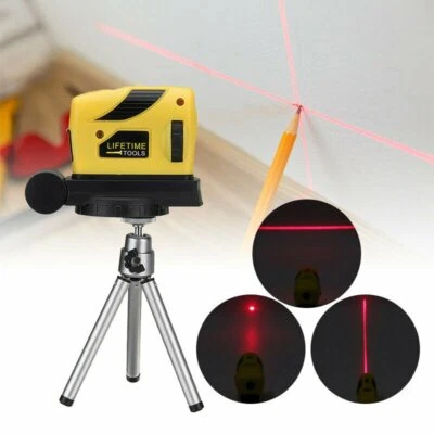 3D Laser Level Self Leveling Point Line Cross Horizontal Vertical With Tripod