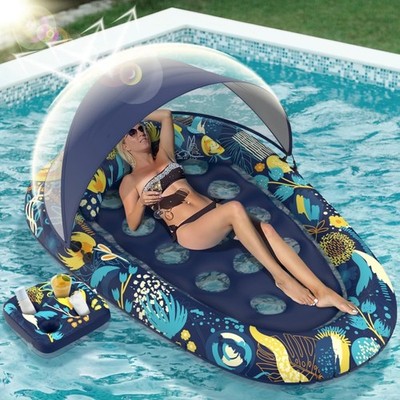 Aqua Luxury Water Pool Lounge   Extra Large   Inflatable Pool Floats for Adults