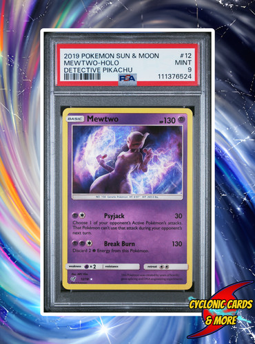 Mewtwo graded PSA 9 for sale on eBay
