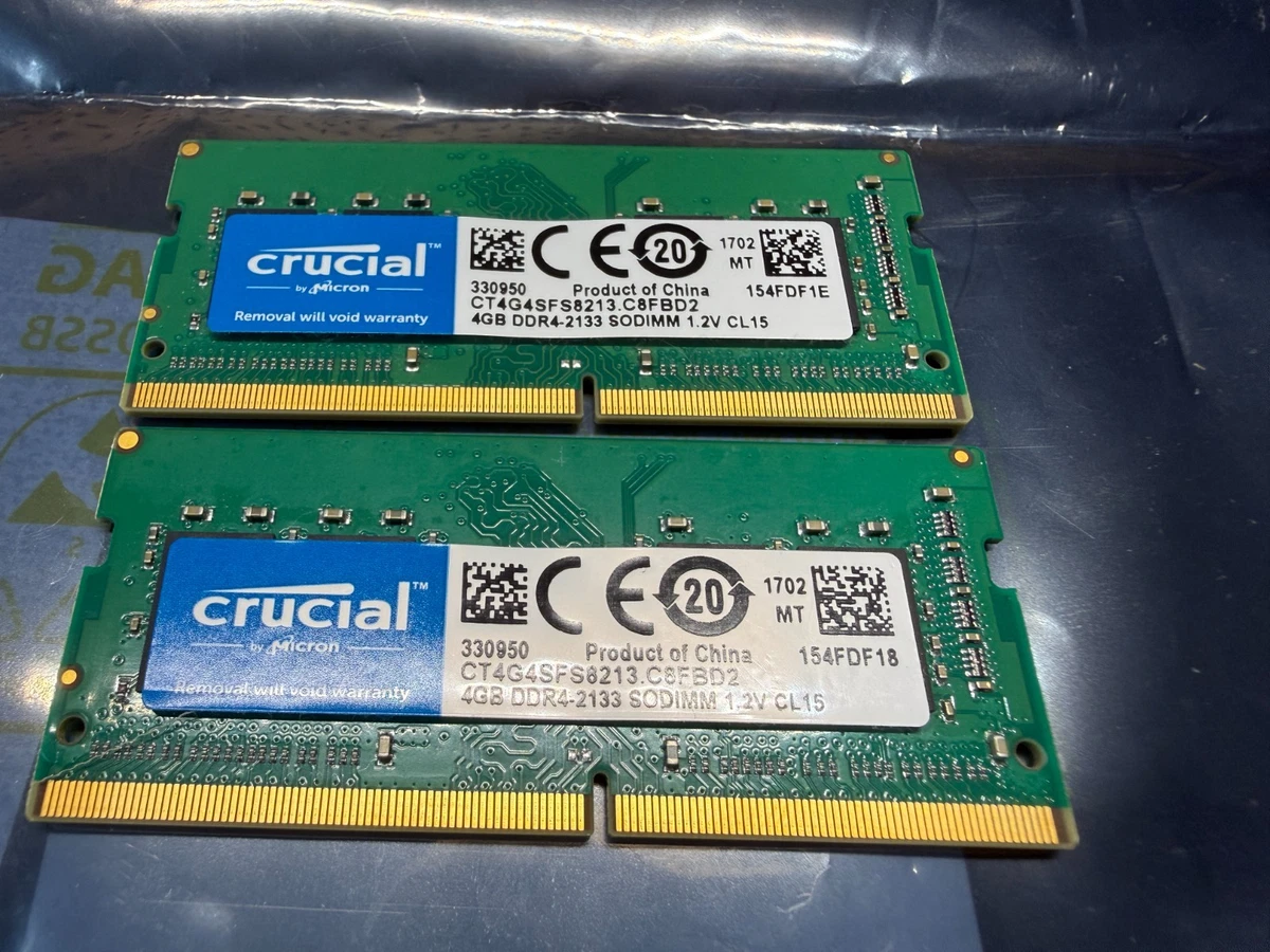 Crucial SO-DIMM Computer PC4-17000 (DDR4-2133) Bus Speed Memory