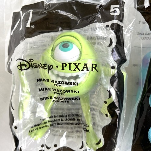 Disney McDonalds Happy Meal Toys Sully Mike Buzz Woody 2005 New Sealed Lot - Picture 2 of 6