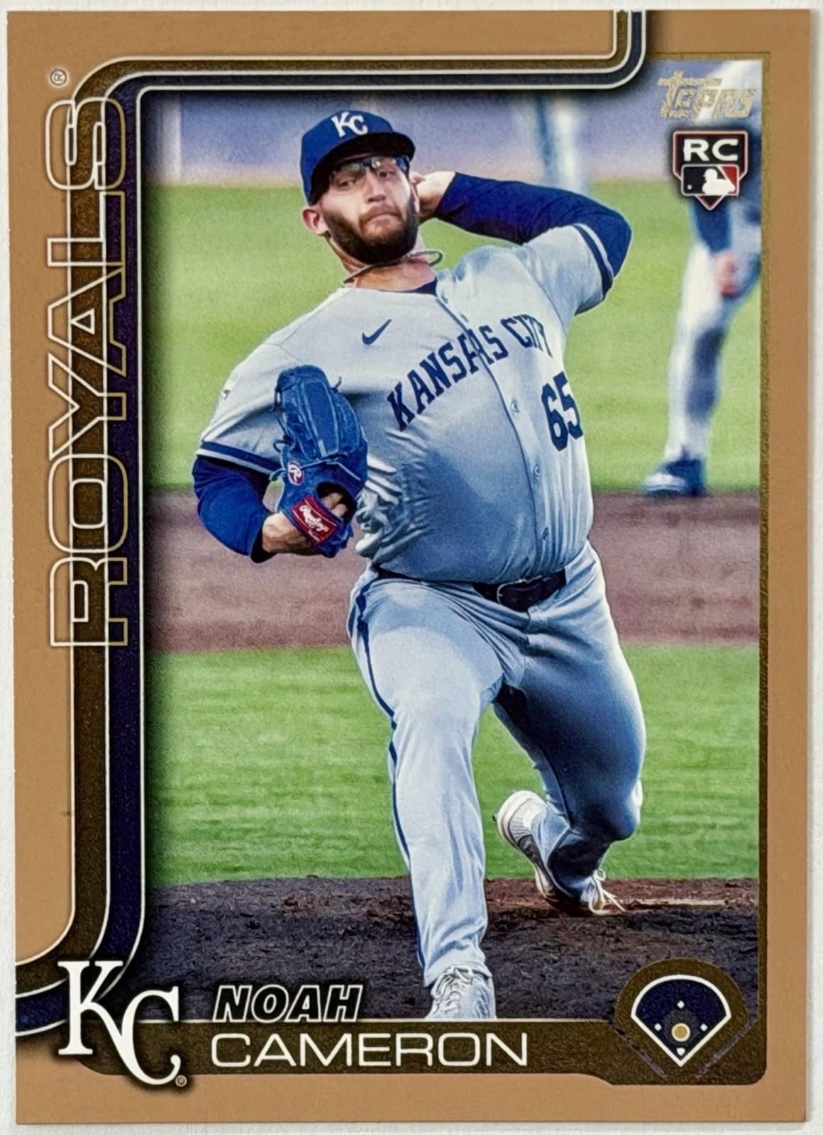 2025 Topps Update Noah Cameron #US65 Gold /2026