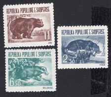 Albania 1961 Znaczki (zestaw) Mi#627-9 MH CV=39$