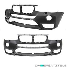 Stoßstange vorne SRA +LED NSW +Kamera grundiert passt für BMW X3 F25 LCI ab 2014