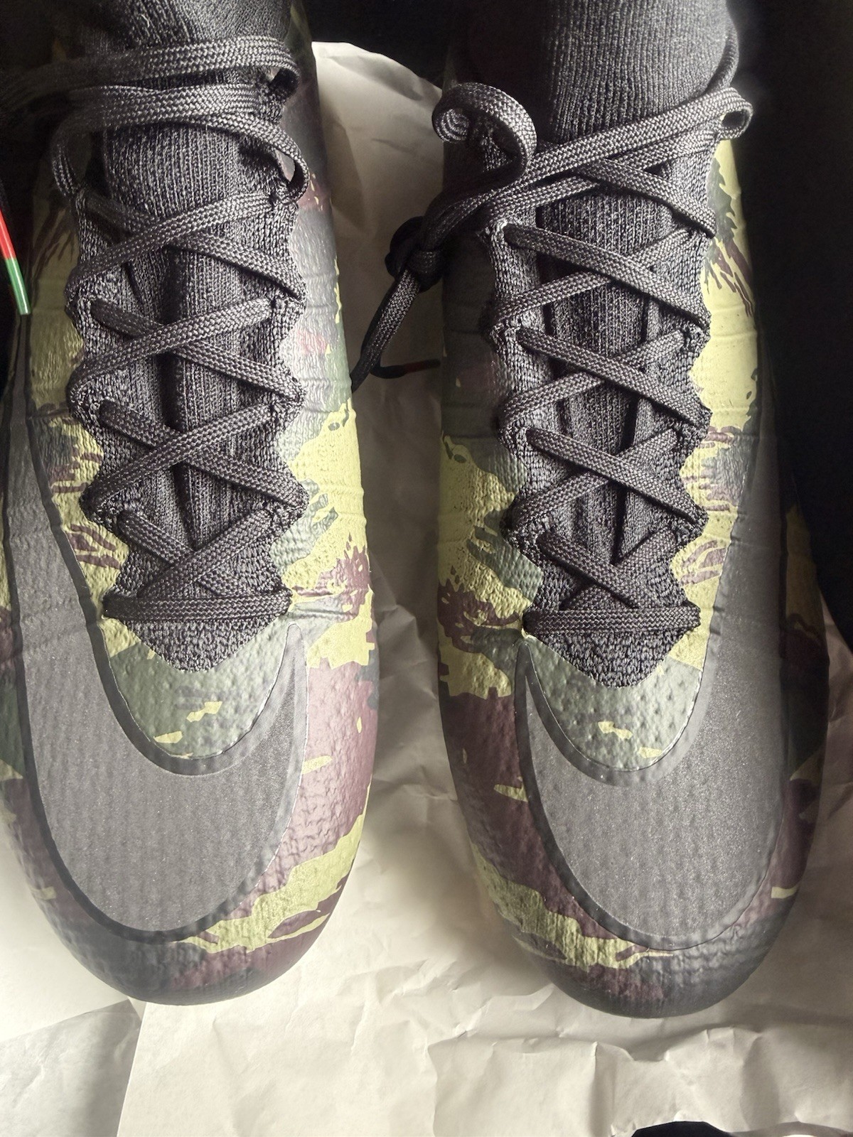 Nike Mercurial Superfly 4 IV SE FG Jungle Camo Soccer Cleat US 9.5 100percent Auth.