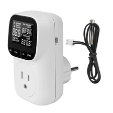 Digital Temperature Controller Outlet, Heavy Duty 15A/1800W Thermostat Outlet...