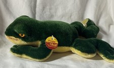 Vintage Steiff Froggy Green Frog Mohair Tagged Plush
