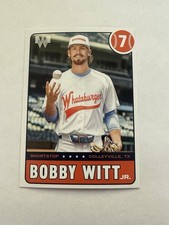 Bobby Witt Jr.  2025 Whataburger Card Rare Limited Edition