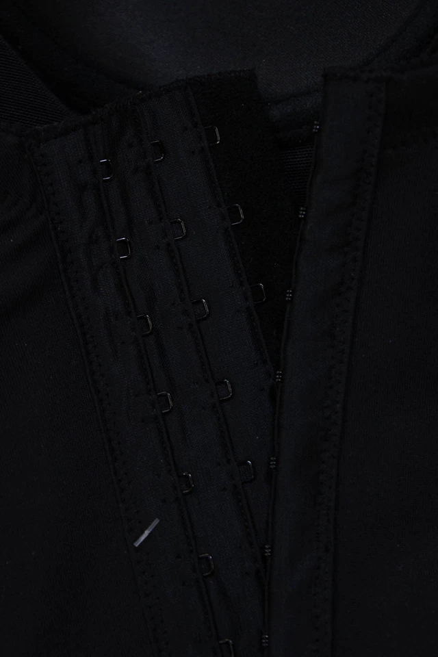 Gancho Va Bien feminino sem costura fecho de olho bustiê preto tamanho 34B - Imagem 4 de 4