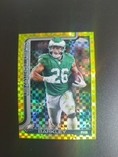 2025 Topps Chrome Saquon Barkley - Lime Green Refractor