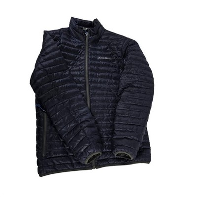 Eddie Bauer EB700 Men's Navy Blue Puffer Jacket Down Insulated Size S