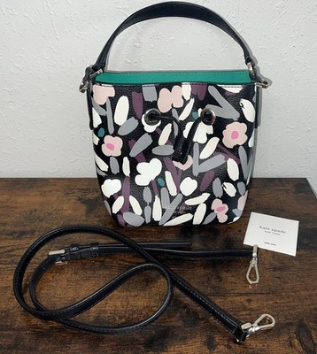 Kate Spade Eva Fete Floral Bucket Crossbody Handbag SO CUTE