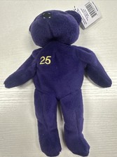Salvinos Bamm Beanos Mark McGwire 25 Purple Bear Plush 1998 pre Owned 1999