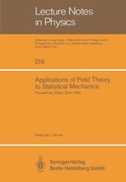 Applications Of Field Theory To Statistical Mechanics L. Garrido