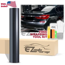 Super Gloss Metallic Charcoal Gray Vinyl Car Wrap Sticker Decal Free Sheet Film