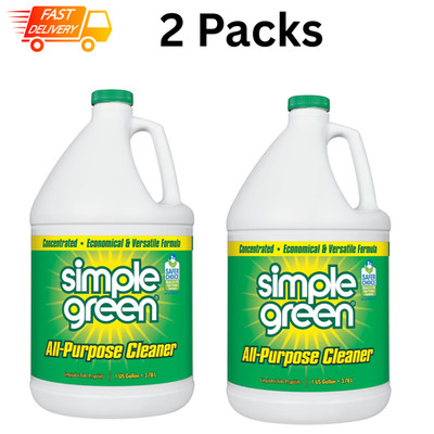 2 Pack-Simple Green All-Purpose Cleaner Concentrate, Original, 128 fl. oz New
