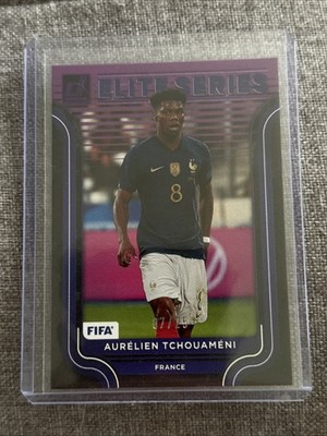 2022-23 Donruss Soccer #13 Aurelien Tchouameni Elite Series Purple /25 France