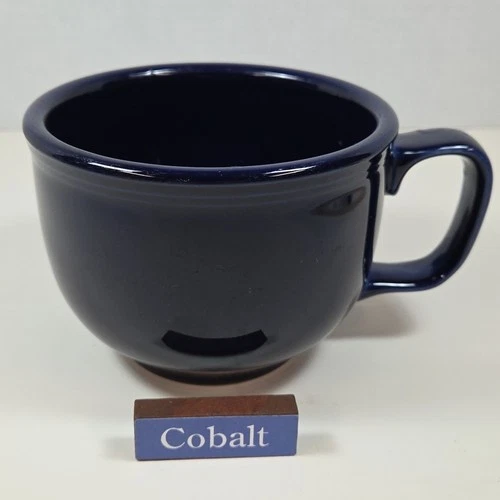 Fiesta JUMBO MUG - Cobalt Blue - Fiestaware Cup 18oz Retired Discontinued HLC