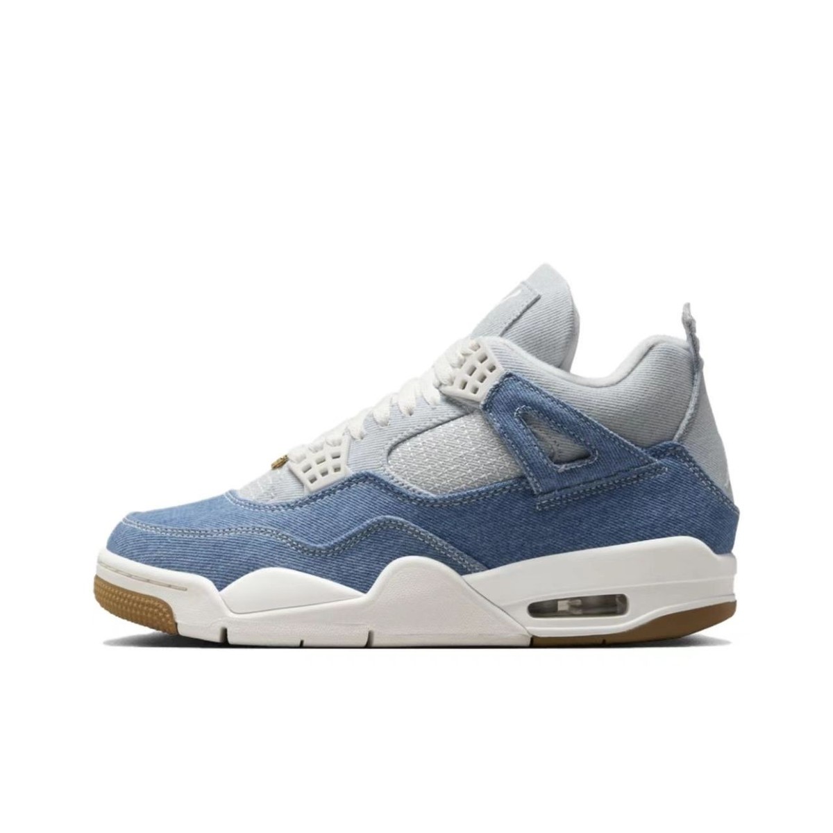 Air Jordan 4 Retro TEX Worn Blue Denim W - IB6716-100 | eBay