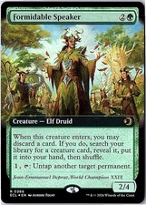 Formidable Speaker [Extended Art Foil] #366 Prices | Magic Lorwyn