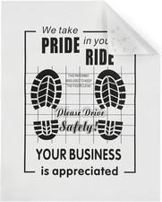 200 Disposable Waterproof Paper Floor Mats for Car Detailing and Wash