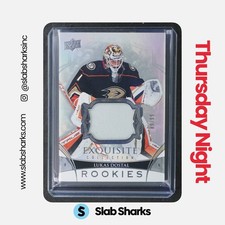 2022 UPPER DECK BLACK DIAMOND LUKAS DOSTAL EXQUISITE COLLECTION ROOKIE PATCH /99