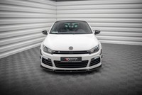 Maxton Design Frontlippe V.3 Passend FüR VW Scirocco R Mk3 Schwarz Hochglanz
