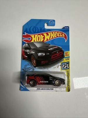 2020 Hot Wheels 2008 Mitsubishi Lancer Evolution, 69/250 | Speed Graphics 1/10