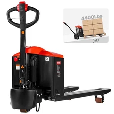 VEVOR Electric Pallet Jack 4400 lbs Pallet Jack Truck with 48L x 27W Inch Forks